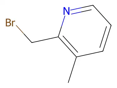 2-(Bromomethyl)-3-methylpyridine structure