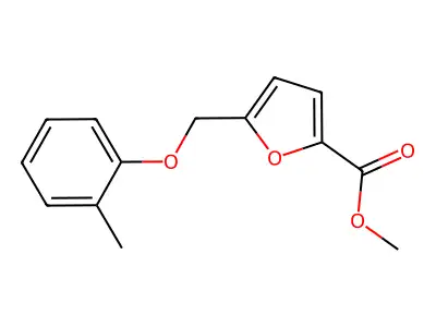 Methyl 5-[(2-methylphenoxy)methyl]furan-2-carboxylate structure