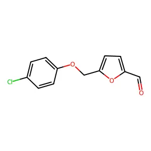 5-[(4-Chlorophenoxy)methyl]furan-2-carbaldehyde structure