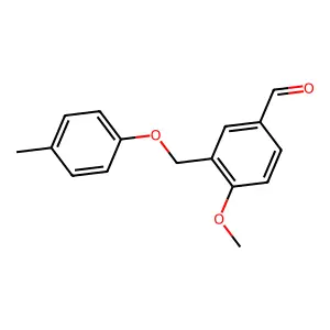4-Methoxy-3-[(4-methylphenoxy)methyl]benzaldehyde structure
