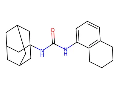 1-(1-Adamantyl)-3-(5,6,7,8-tetrahydronaphthalen-1-yl)urea structure