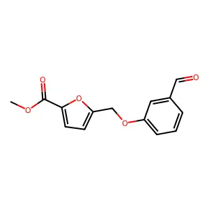 Methyl 5-[(3-formylphenoxy)methyl]furan-2-carboxylate structure