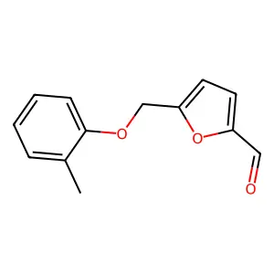 5-((2-Methylphenoxy)methyl)-2-furancarboxaldehyde structure