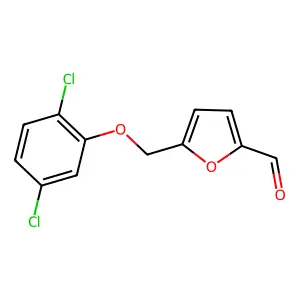 5-((2,5-Dichlorophenoxy)methyl)-2-furancarboxaldehyde structure
