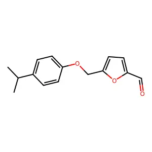 5-(4-Isopropyl-phenoxymethyl)-furan-2-carbaldehyde structure