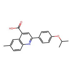 2-(4-Isopropoxyphenyl)-6-methylquinoline-4-carboxylic acid structure