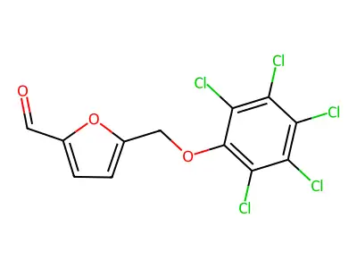 5-[(Pentachlorophenoxy)methyl]-2-furaldehyde structure