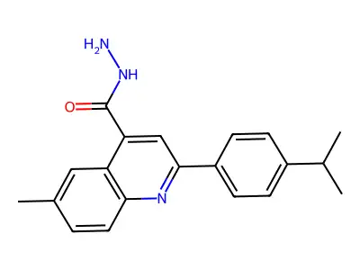 2-(4-Isopropylphenyl)-6-methylquinoline-4-carbohydrazide structure