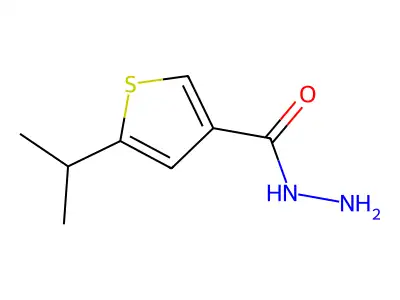 5-Isopropylthiophene-3-carbohydrazide structure