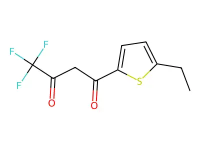 1-(5-Ethylthiophen-2-yl)-4,4,4-trifluorobutane-1,3-dione structure