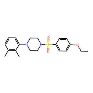 1-(2,3-Dimethylphenyl)-4-((4-ethoxyphenyl)sulfonyl)piperazine structure