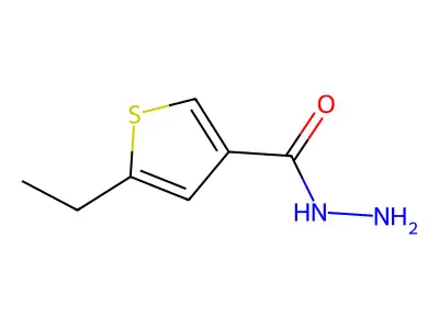 5-Ethylthiophene-3-carbohydrazide structure