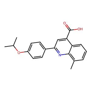 2-(4-Isopropoxyphenyl)-8-methylquinoline-4-carboxylic acid structure