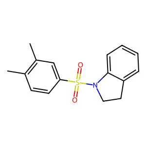 [(3,4-Dimethylphenyl)sulfonyl]indoline structure