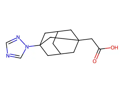 (3-[1,2,4]Triazol-1-yl-adamantan-1-yl)-acetic acid structure