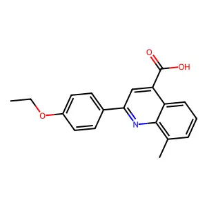 2-(4-Ethoxyphenyl)-8-methylquinoline-4-carboxylic acid structure