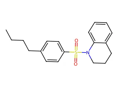 1-[(4-Butylphenyl)sulfonyl]-1,2,3,4-tetrahydroquinoline structure