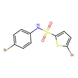 5-bromo-N-(4-bromophenyl)-2-thiophenesulfonamide structure