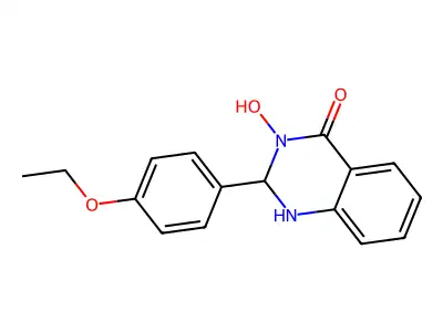 2-(4-Ethoxyphenyl)-3-hydroxy-1,2-dihydroquinazolin-4-one structure