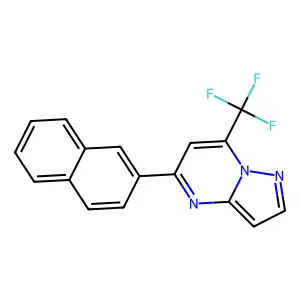 5-(2-Naphthyl)-7-(trifluoromethyl)pyrazolo[1,5-a]pyrimidine structure