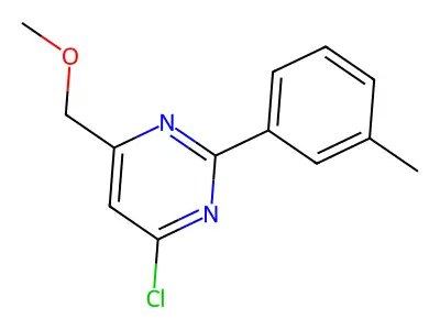 4-Chloro-6-(methoxymethyl)-2-(3-methylphenyl)pyrimidine structure
