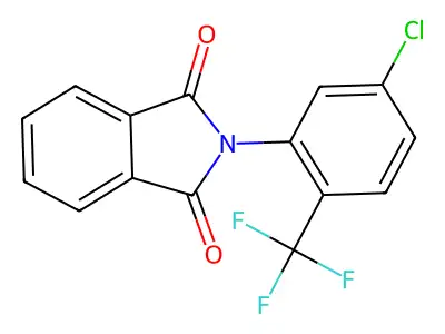 2-[5-Chloro-2-(trifluoromethyl)phenyl]-1H-isoindole-1,3(2H)-dione structure