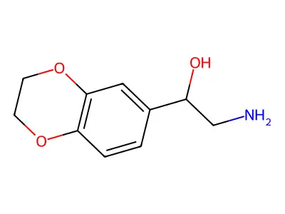 2-Amino-1-(2,3-dihydro-1,4-benzodioxin-6-yl)ethan-1-ol structure