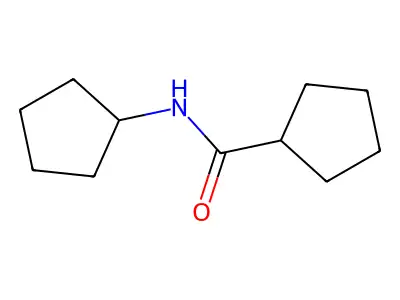 N-cyclopentylcyclopentanecarboxamide structure