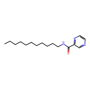 N-Undecyl-2-pyrazinecarboxamide structure