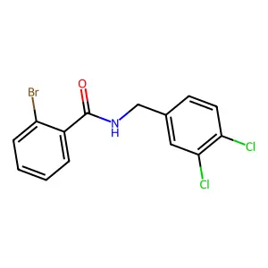 2-bromo-N-(3,4-dichlorobenzyl)benzamide structure