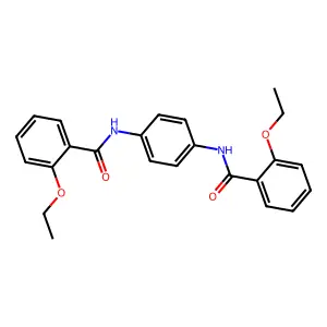 2-ethoxy-N-[4-[(2-ethoxybenzoyl)amino]phenyl]benzamide structure