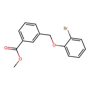 Methyl 3-[(2-bromophenoxy)methyl]benzoate structure