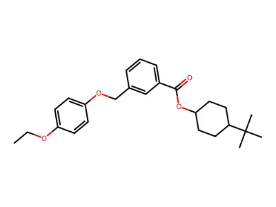 4-Tert-butylcyclohexyl 3-[(4-ethoxyphenoxy)methyl]benzoate structure