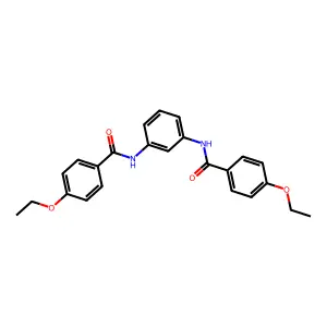 4-ethoxy-N-[3-[(4-ethoxybenzoyl)amino]phenyl]benzamide structure