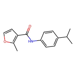 N-(4-isopropylphenyl)-2-methyl-3-furamide structure