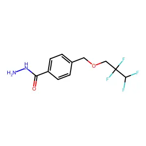 4-[(2,2,3,3-Tetrafluoropropoxy)methyl]benzohydrazide structure