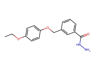 3-[(4-Ethoxyphenoxy)methyl]benzohydrazide structure