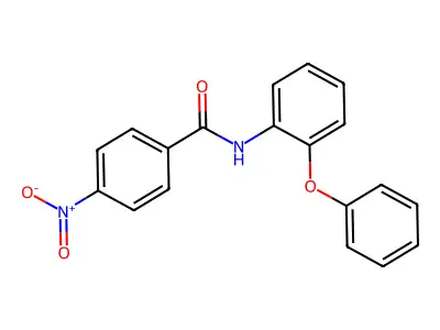 4-nitro-N-(2-phenoxyphenyl)benzamide structure