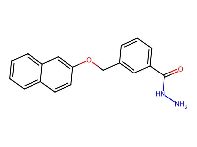3-((2-Naphthalenyloxy)methyl)benzoic acid hydrazide structure