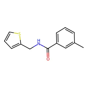 3-methyl-N-(thiophen-2-ylmethyl)benzamide structure