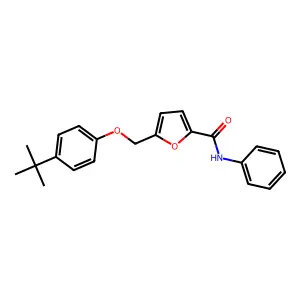 5-[(4-tert-butylphenoxy)methyl]-N-phenylfuran-2-carboxamide structure