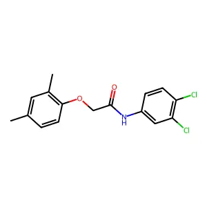 N-(3,4-dichlorophenyl)-2-(2,4-dimethylphenoxy)acetamide structure