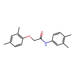 2-(2,4-dimethylphenoxy)-N-(3,4-dimethylphenyl)acetamide structure