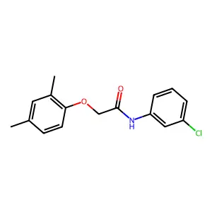 N-(3-Chlorophenyl)-2-(2,4-dimethylphenoxy)acetamide structure