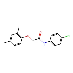 N-(4-Chlorophenyl)-2-(2,4-dimethylphenoxy)acetamide structure