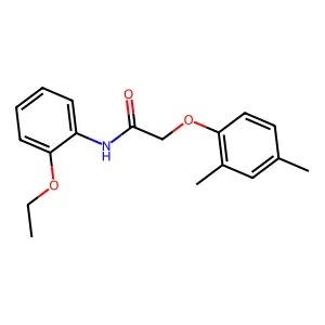 2-(2,4-dimethylphenoxy)-N-(2-ethoxyphenyl)acetamide structure