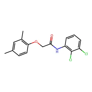 N-(2,3-dichlorophenyl)-2-(2,4-dimethylphenoxy)acetamide structure