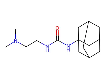 1-(Adamantan-1-yl)-3-[2-(dimethylamino)ethyl]urea structure