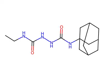 1-(1-Adamantyl)-3-(ethylcarbamoylamino)urea structure