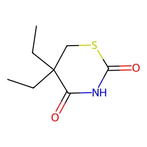 2H-1,3-Thiazine-2,4(3H)-dione, dihydro-5,5-diethyl- structure